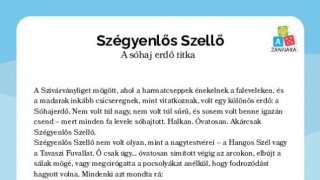 Szégyenlős szellő - mese